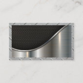 Metaal | Staal | Zauw en Hammer Visitekaartje (Achterkant)