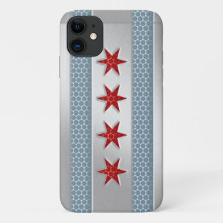 Metaal van de vlag van Chicago Case-Mate iPhone Case
