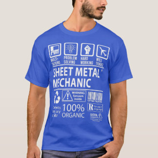 Metaal vellen Mechanische MultiTasking Certified J T-shirt