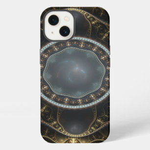 Metaal Versierd Fractal Steampunk Afbeelding iPhone 13 Hoesje