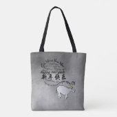 Metaal Vietnamees Ox Lunar Nieuwjaar 2021 AB Tote Bag (Achterkant)