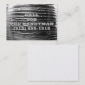 Metaal Visitekaartje (Voorkant / Achterkant)