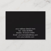 Metaal Visitekaartje (Achterkant)