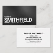 Metaal Visitekaartje (Voorkant / Achterkant)