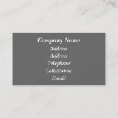 METAAL VISITEKAARTJE (Achterkant)