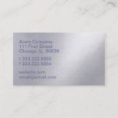 Metaal Visitekaartje (Achterkant)