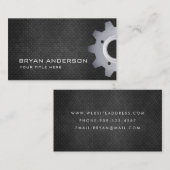 Metaal - Visitekaartje voor tandwielen (Voorkant / Achterkant)