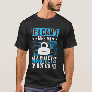Metaal vissen grappige magneet vissen visser t-shirt