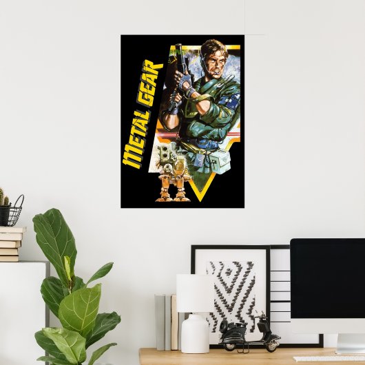 Metaal vistuig poster (Thuiskantoor)