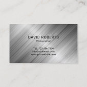 Metaal voor antenne voor video- en fotografie visitekaartje (Achterkant)