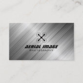 Metaal voor antenne voor video- en fotografie visitekaartje (Voorkant)