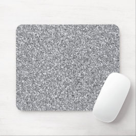Metaal Zilver Glitter Muismat