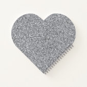 Metaal Zilver Glitter Notitieboek (Achterkant)