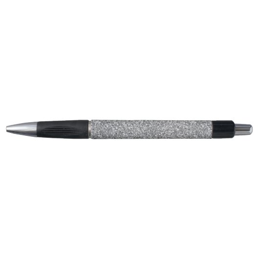 Metaal Zilver Glitter Pen (Voorkant)
