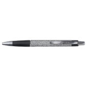 Metaal Zilver Glitter Pen (Achterkant)