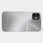 Metaalachtergrond en diamanten Case-Mate iPhone case (Achterkant (horizontaal))