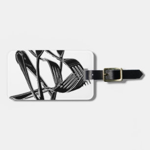 Metaalachtig Bagagelabel