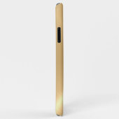 Metaalachtig Bleek Goud RVS Metaal Look Case-Mate iPhone Case (Achterkant/rechts)