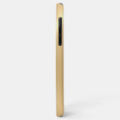 Metaalachtig Bleek Goud RVS Metaal Look Case-Mate iPhone Case (Achterkant/links)