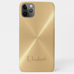 Metaalachtig Bleek Goud RVS Metaal Look Case-Mate iPhone Case