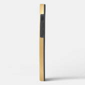 Metaalachtig Bleek Goud RVS Metaal Look Case-Mate iPhone Case (Achterkant / Links)