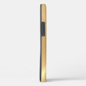 Metaalachtig Bleek Goud RVS Metaal Look Case-Mate iPhone Case (Achterkant / Rechts)