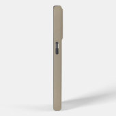 Metaalachtig Bleek GoudTextuur RVS-Uiterlijk Case-Mate iPhone Case (Achterkant / Rechts)