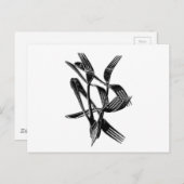 Metaalachtig Briefkaart (Voorkant / Achterkant)