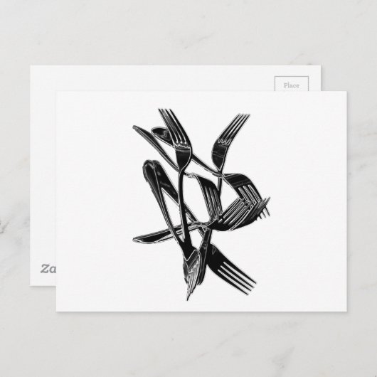 Metaalachtig Briefkaart (Voorkant / Achterkant)