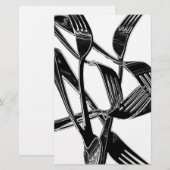 Metaalachtig Briefpapier (Voorkant / Achterkant)