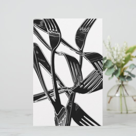 Metaalachtig Briefpapier (Staand voorkant)