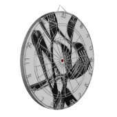 Metaalachtig Dartbord (Voorkant Links)