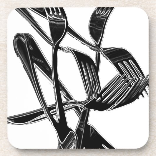 Metaalachtig Drankjes Onderzetter (Voorkant)