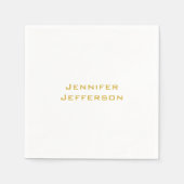 Metaalachtig Goud & Witte Professionele Moderne El Servet (Voorkant)