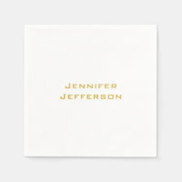 Metaalachtig Goud & Witte Professionele Moderne El