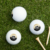 Metaalachtig Gouden Monogram Golfballen (Insitu Gras)