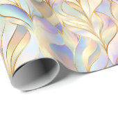 Metaalachtig Iriserend Pastel Inpakpapier (Rol Hoek)