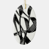 Metaalachtig Keramisch Ornament (Rechts)