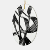 Metaalachtig Keramisch Ornament (Links)