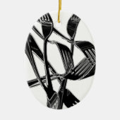 Metaalachtig Keramisch Ornament (Voorkant)