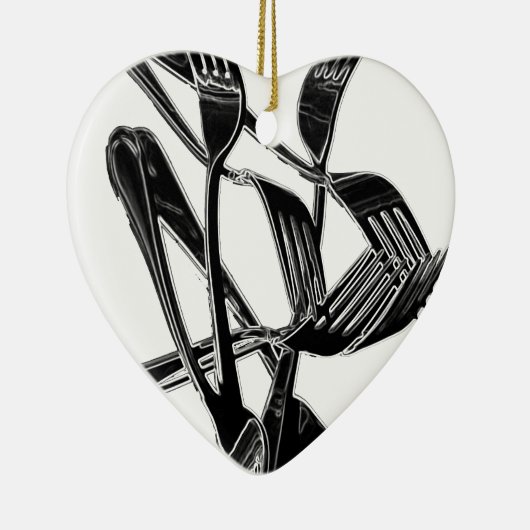 Metaalachtig Keramisch Ornament (Rechts)