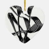 Metaalachtig Keramisch Ornament (Voorkant)