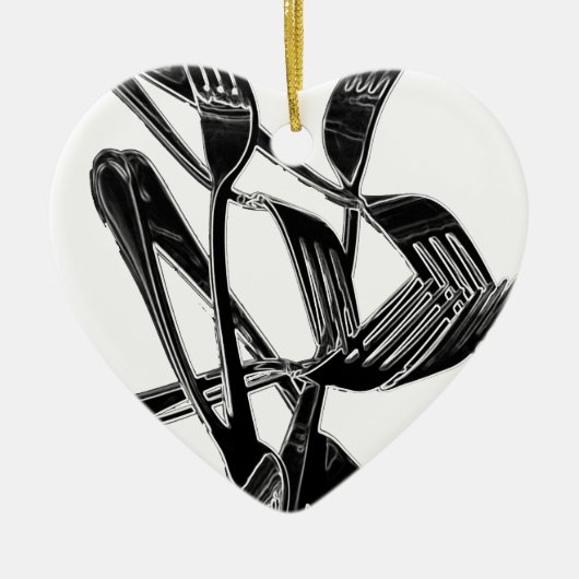 Metaalachtig Keramisch Ornament (Voorkant)