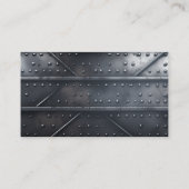 Metaalachtig lassen visitekaartje (Achterkant)