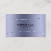 Metaalachtig licht paars afbeelding met textuur visitekaartje (Voorkant)