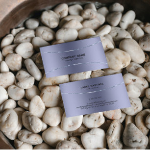 Metaalachtig licht paars afbeelding met textuur visitekaartje