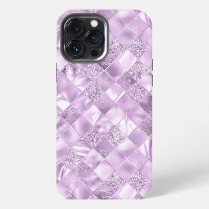 Metaalachtig Paars Chic Elegant Glitter Chic iPhone 13 Pro Max Hoesje