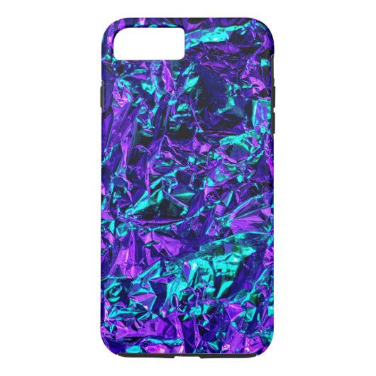 Metaalachtig Paars en Blauwgroen Case-Mate iPhone Case (Achterkant)