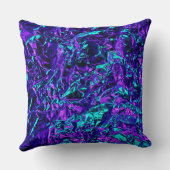 Metaalachtig Paars en Blauwgroen Kussen (Achterkant)