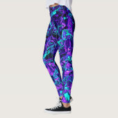 Metaalachtig Paars en Blauwgroen Leggings (Links)